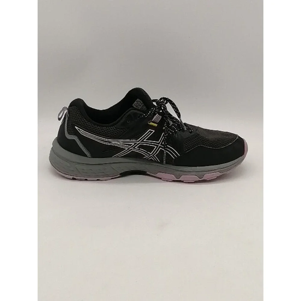 Asics Shoes Sneakers Womens Gel-Venture 8 Black 10 Wide Running Casual Comfort - Picture 7 of 11